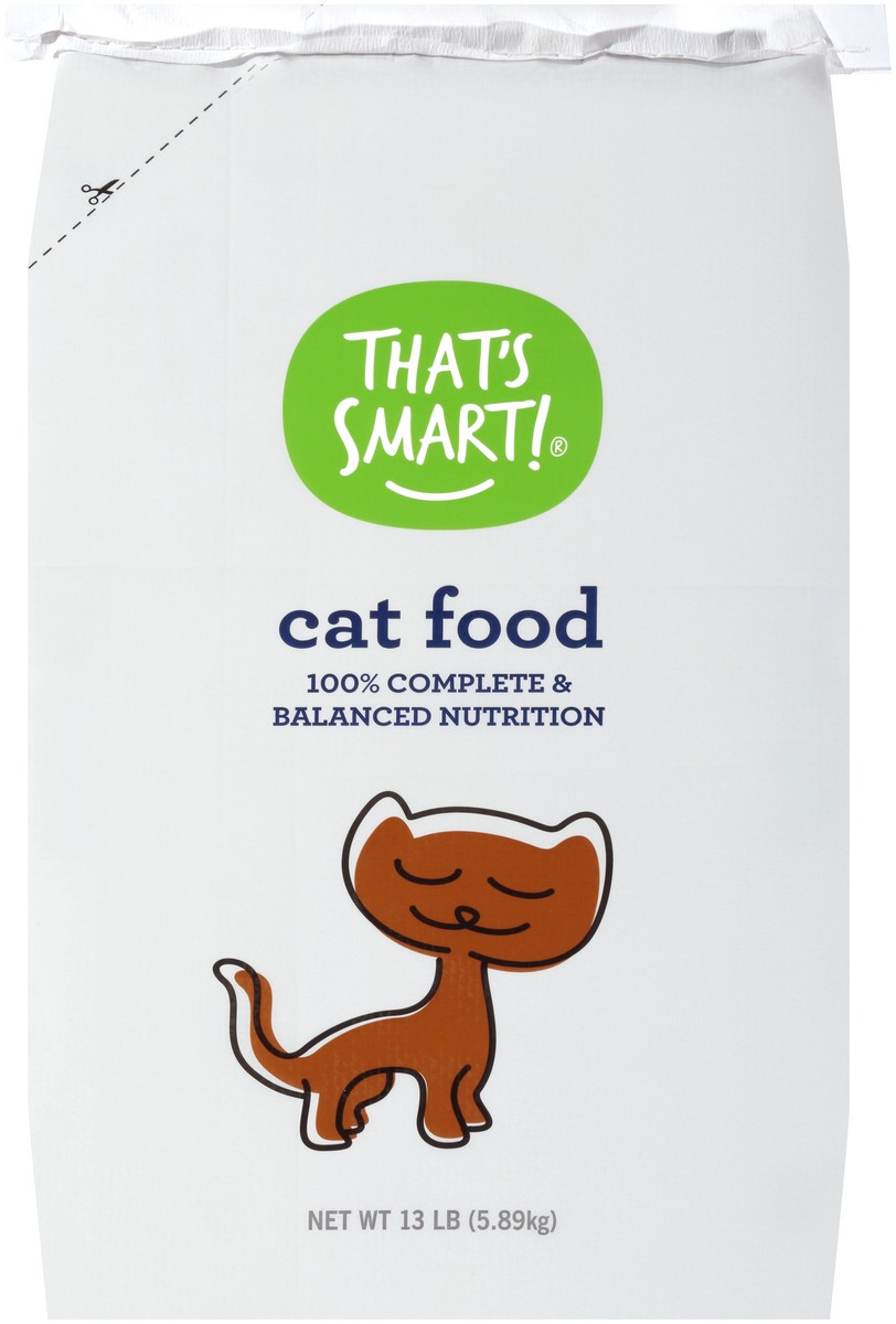 slide 6 of 13, That's Smart! 100% Complete & Balanced Nutrition Cat Food, 13 lb