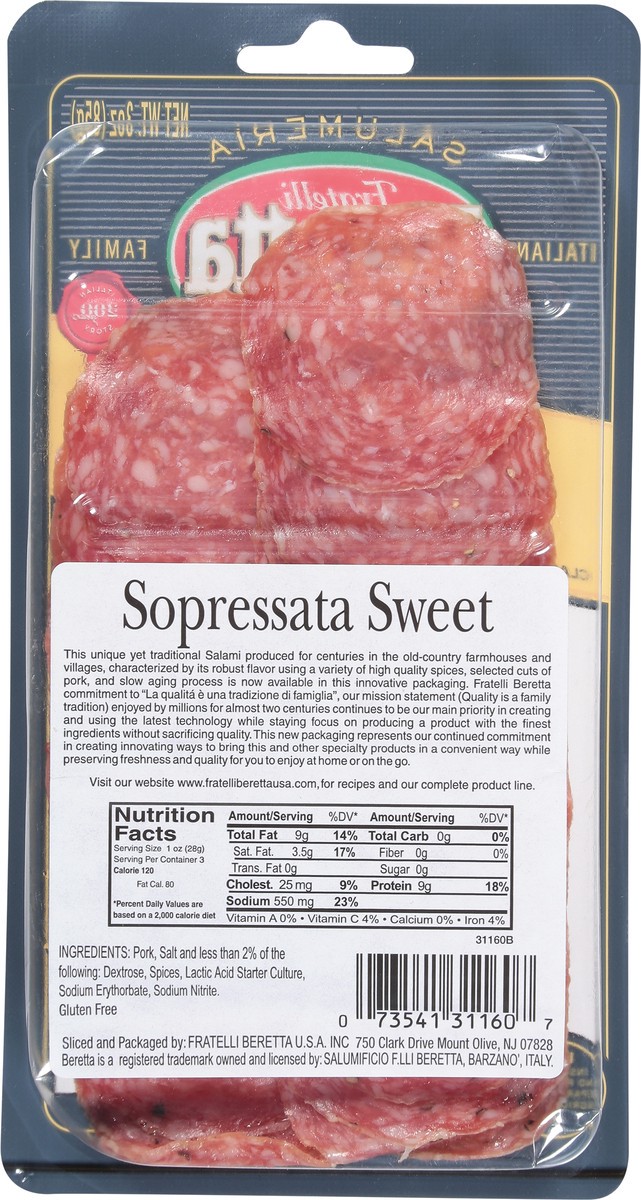slide 7 of 14, Fratelli Beretta Soppressata 3 oz, 3 oz
