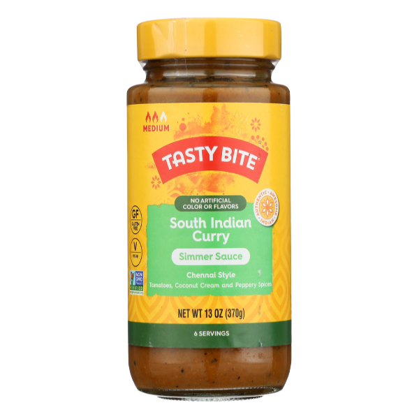 slide 1 of 1, Tasty Bite Indian Curry Simmer Sauce, 13 oz