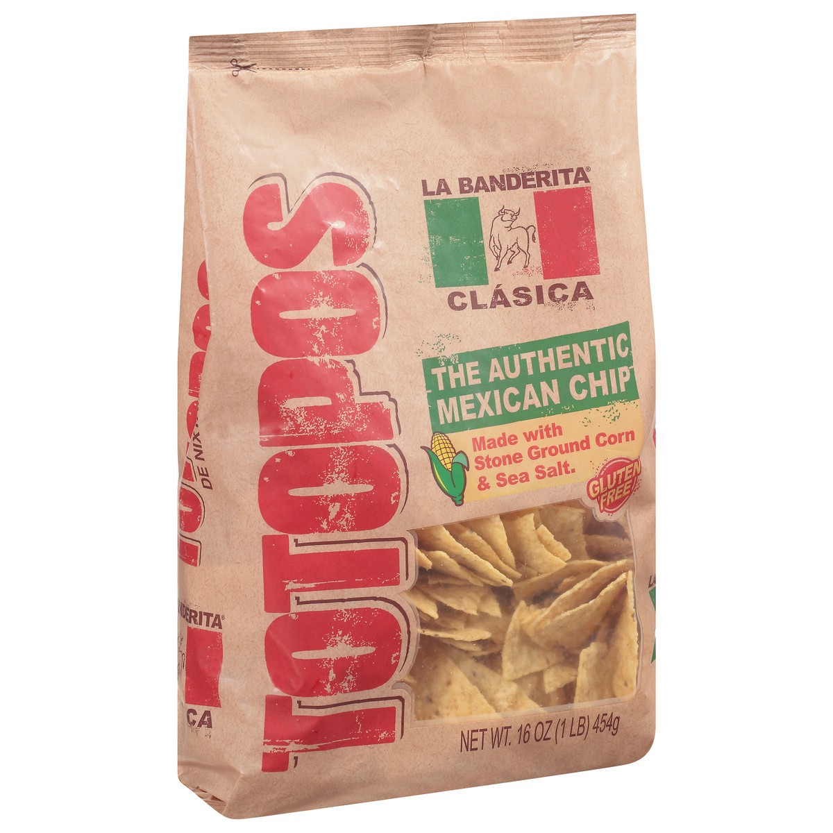 slide 7 of 14, La Banderita® totopos, 16 oz