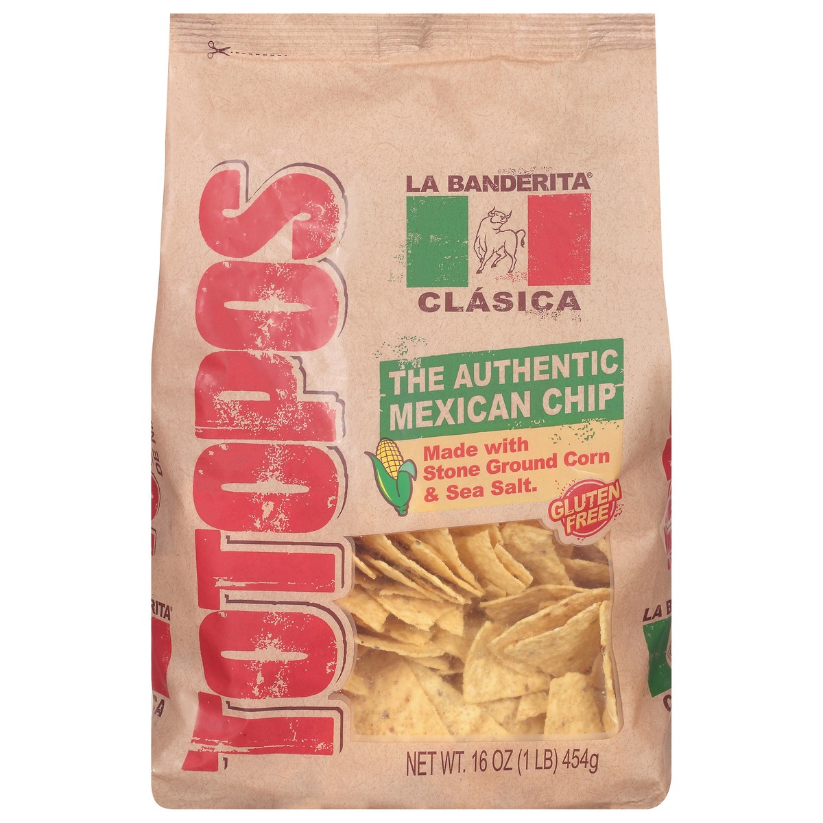 slide 8 of 14, La Banderita® totopos, 16 oz