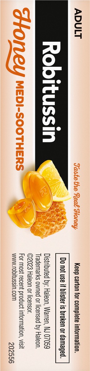 slide 9 of 14, Robitussin Medi-Soothers Honey Lemon Throat Lozenges – 16 Count, 16 ct