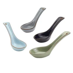Tabletops Infuse Multicolored Soup Spoon Set