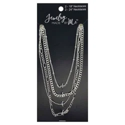 Classic Silver Necklace Set