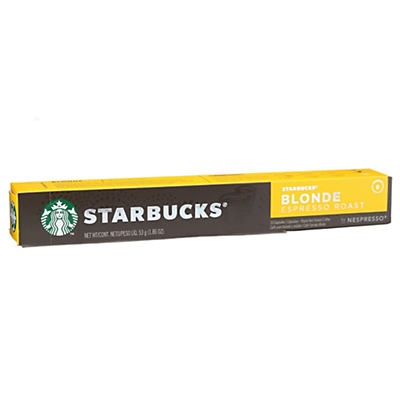 slide 1 of 1, Starbucks Blonde Espresso Roast Single Serve Coffee Capsules, 10 ct