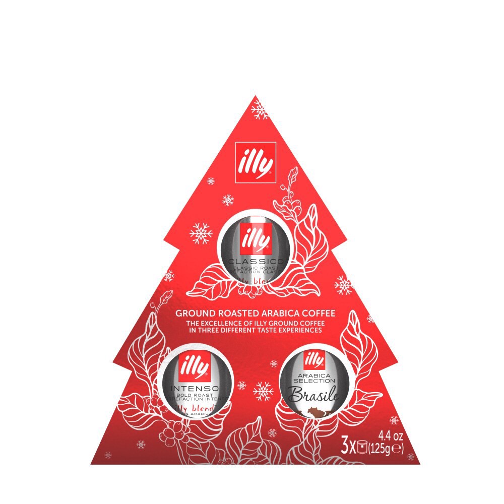 slide 3 of 3, Illy Caffe Coffee Christmas Gift Set - 13.23 Oz, 13.23 oz