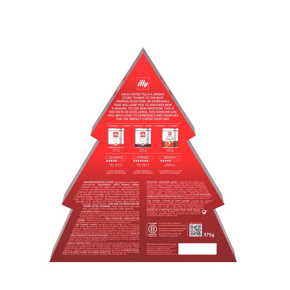 slide 2 of 3, Illy Caffe Coffee Christmas Gift Set - 13.23 Oz, 13.23 oz