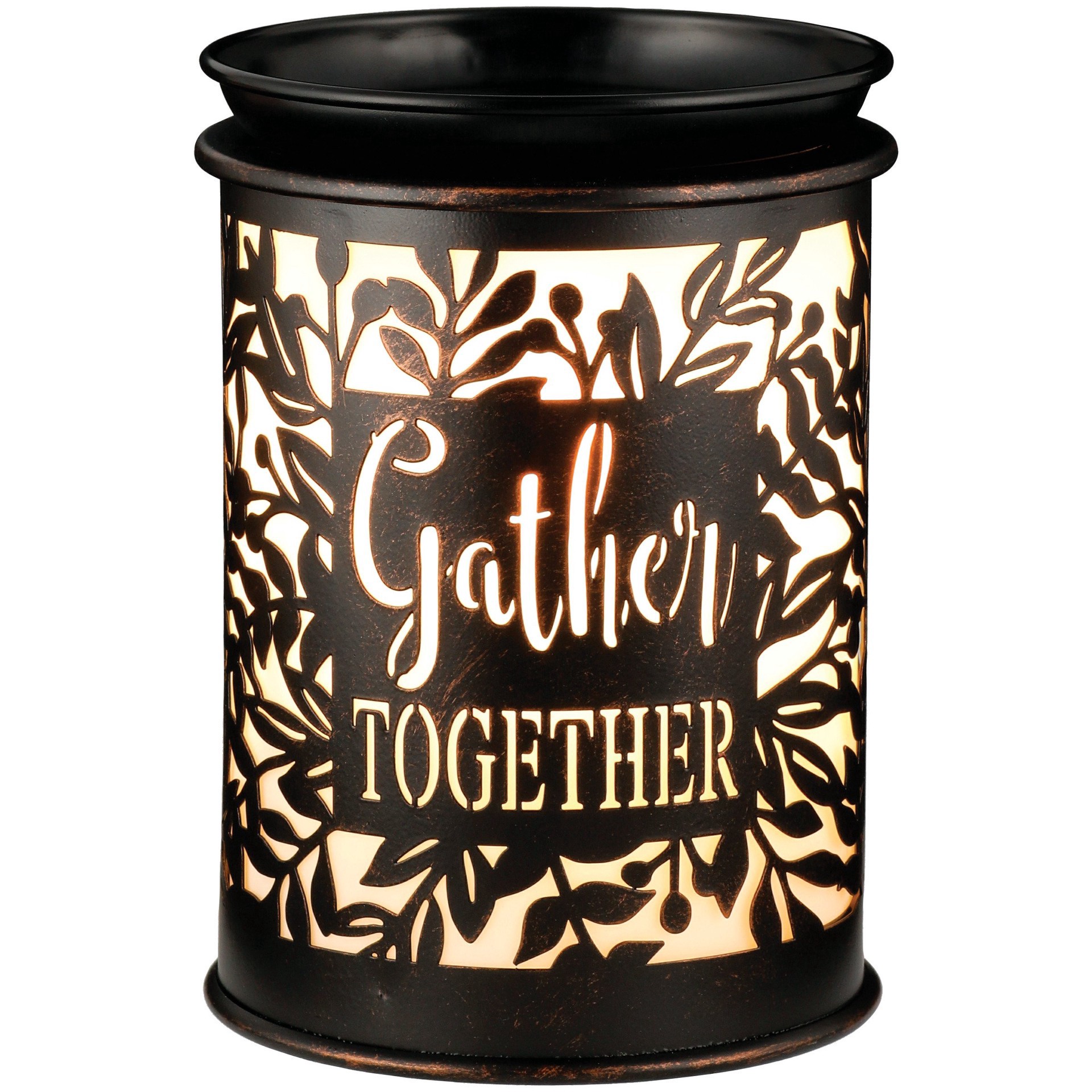 slide 1 of 1, Tuscany Candle Gather Together Fall Metal Warmer, 1 ct