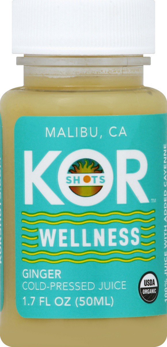 slide 3 of 7, Kor Shots Ginger Wellness Shot - 1.7 fl oz, 1.7 fl oz