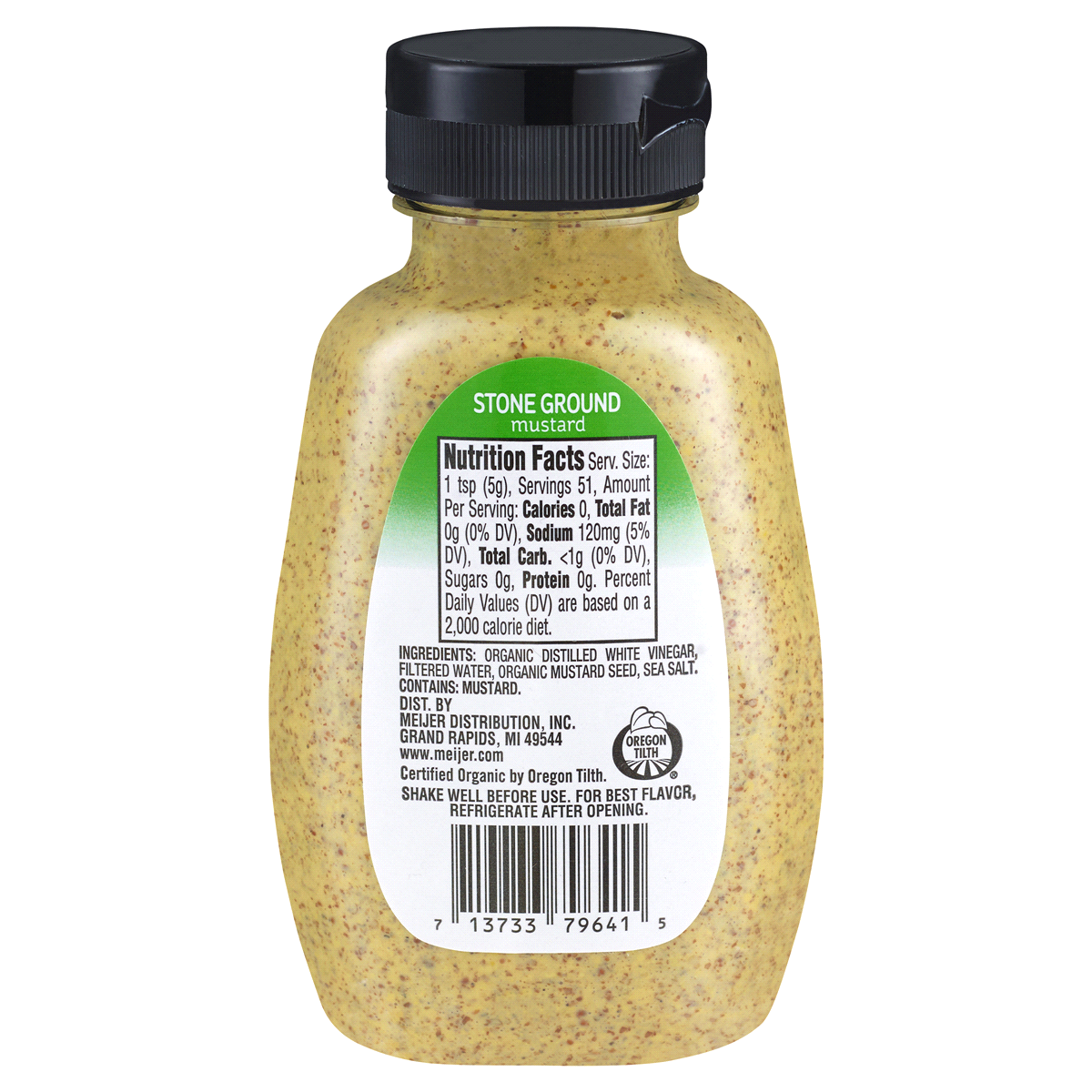 slide 2 of 2, True Goodness Organic Stone Ground Mustard, 9 oz