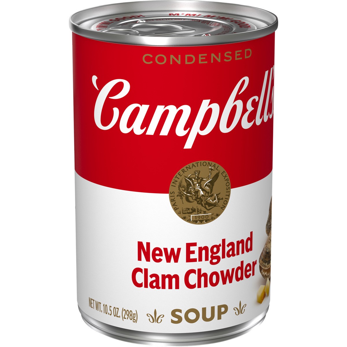 slide 8 of 11, Campbell's Condensed New England Clam Chowder Soup, 10.5 oz Can, 10.5 oz
