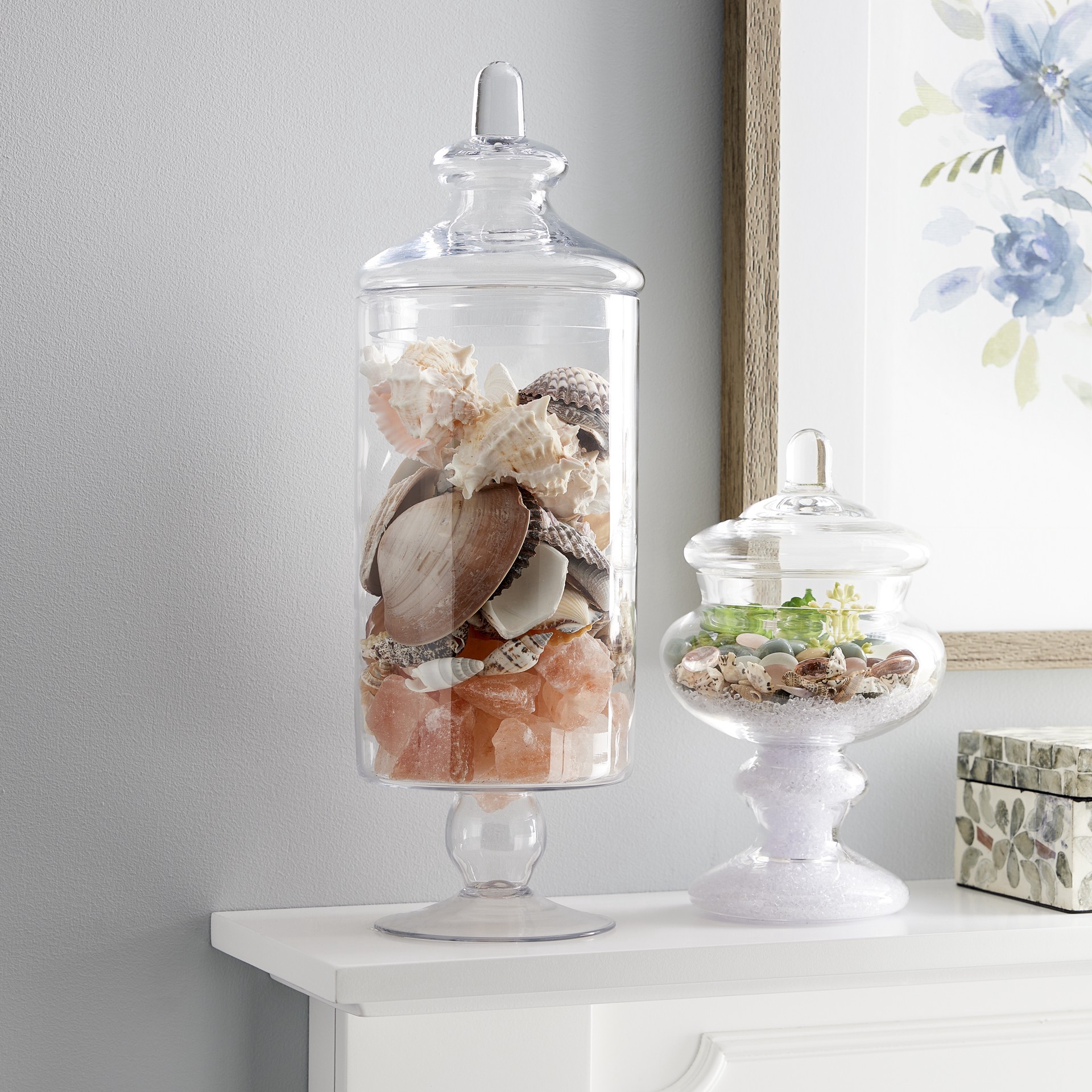 slide 2 of 2, Glass Apothecary Jar By Ashland, 16.93 in x 5.9 in d