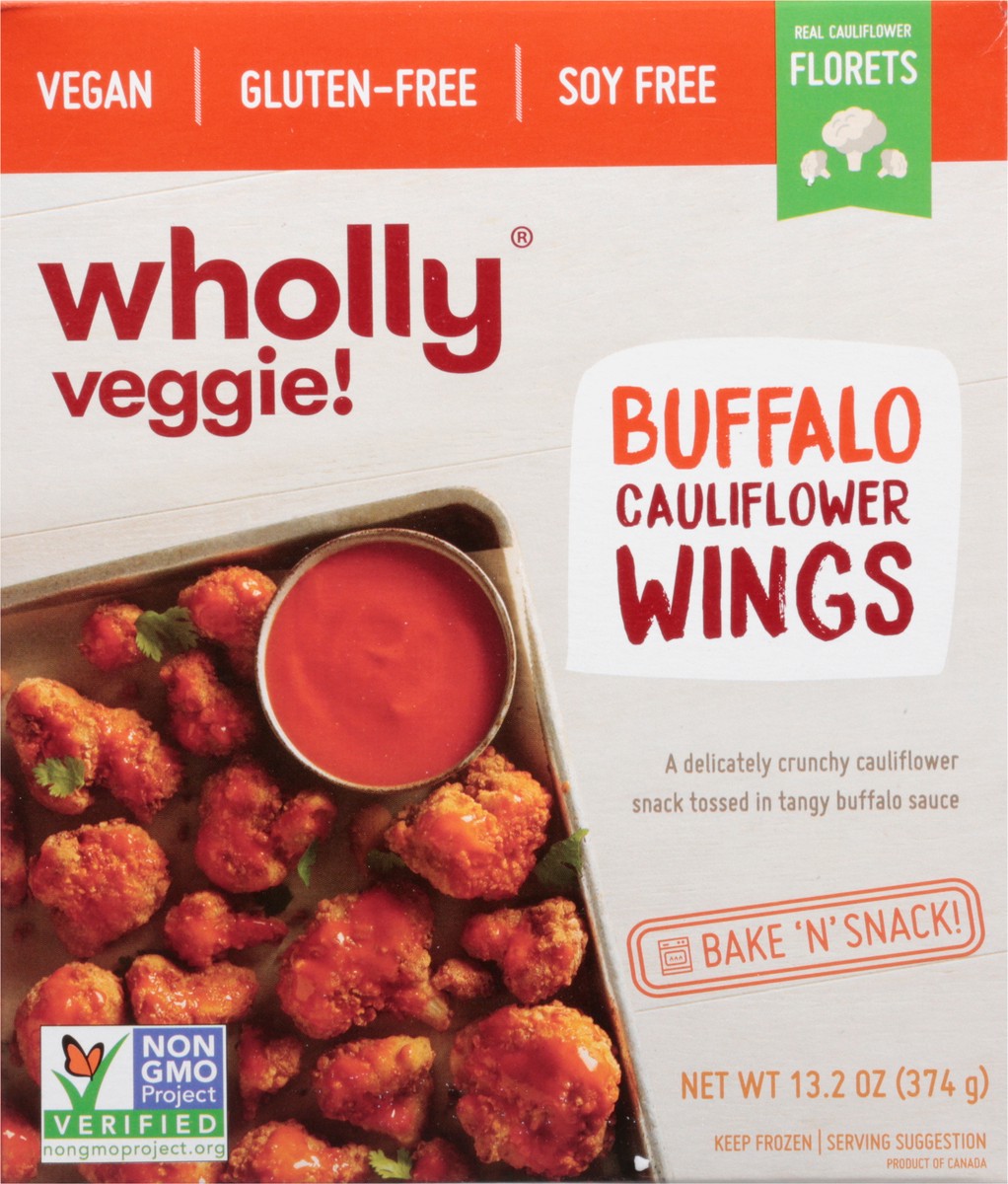 slide 5 of 14, Wholly Veggie! Buffalo Cauliflower Wings 13.2 oz, 13.3 oz