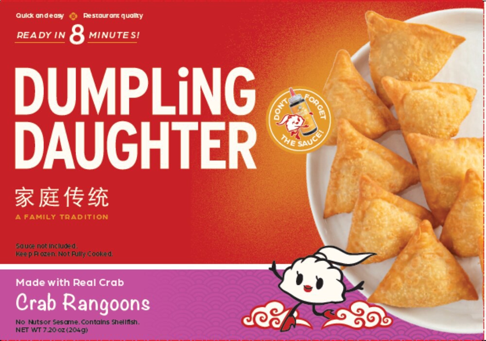 slide 1 of 1, Dumpling Daughter Crab Rangoons, 7.2 oz