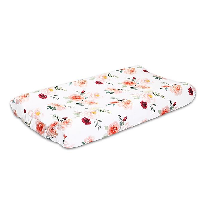 slide 1 of 1, The Peanutshell Rose Changing Pad Cover, 1 ct