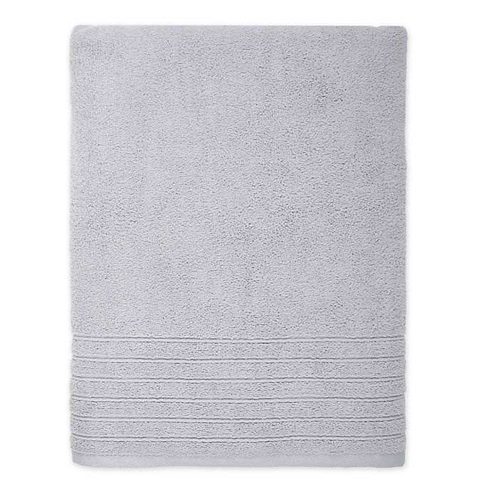 slide 1 of 1, Brookstone SuperStretch Bath Sheet - Grey, 1 ct