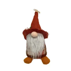 Holiday Home Harvest Fabric Gnome - Orange
