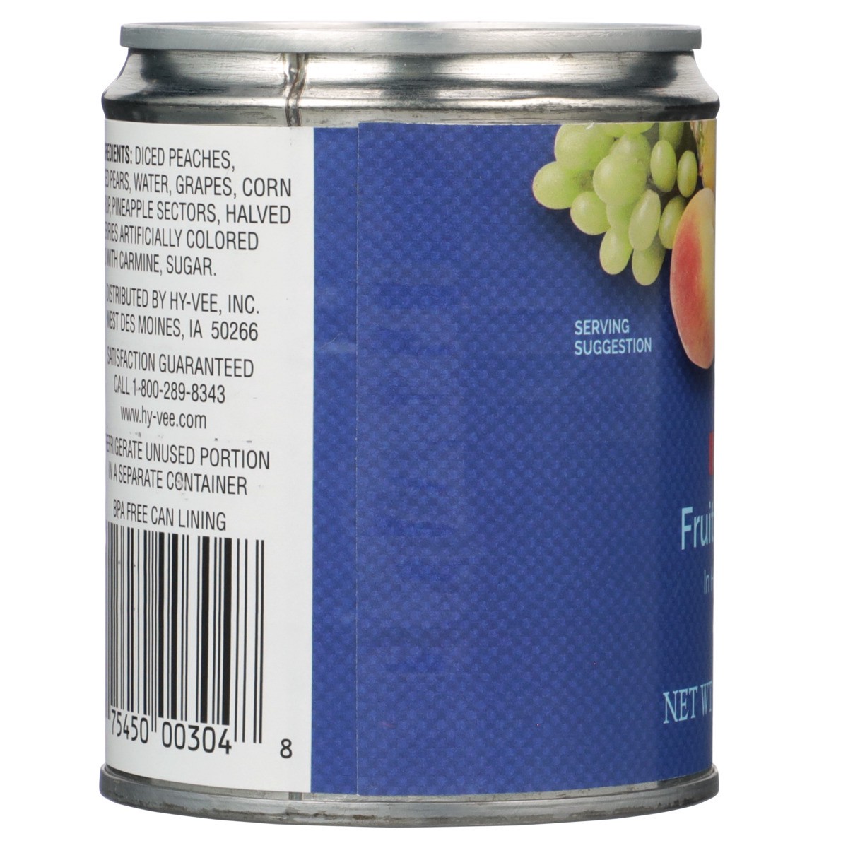 slide 5 of 8, Hy-vee Fruit Cocktail In Heavy Syrup, 8.75 oz