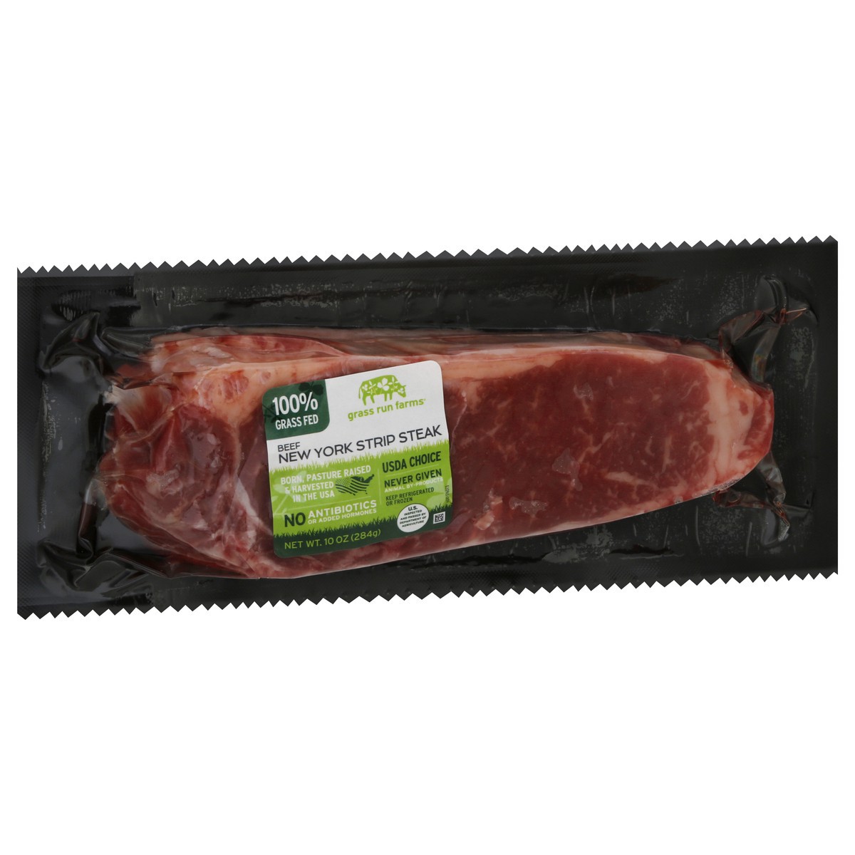 slide 3 of 12, Grass Run Farms New York Strip Steak Beef 10 oz, 10 oz