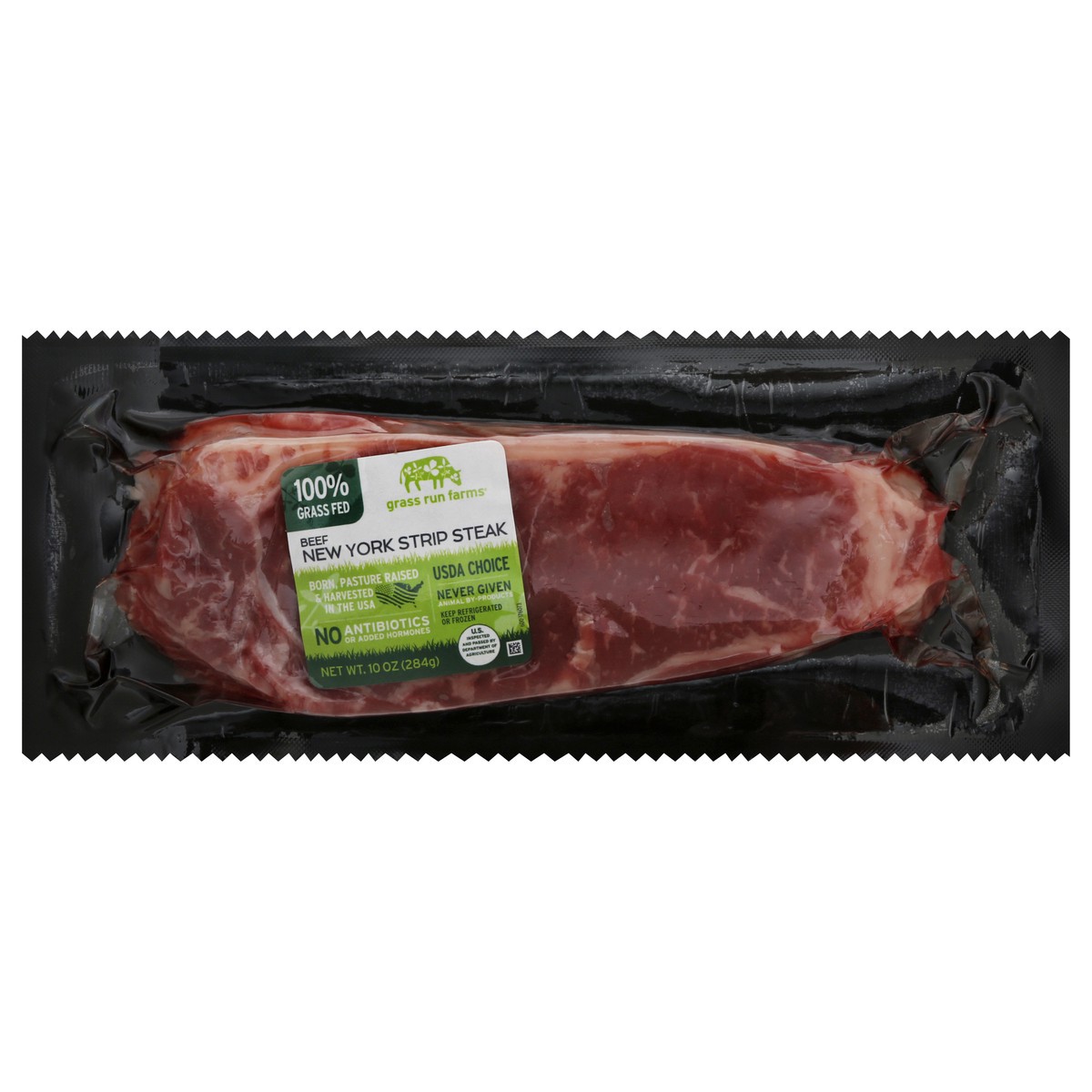 slide 7 of 12, Grass Run Farms New York Strip Steak Beef 10 oz, 10 oz