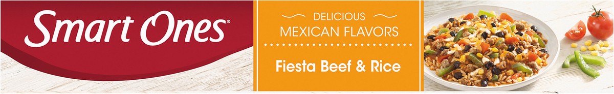 slide 8 of 10, Smart Ones Delicious Mexican Flavors Fiesta Beef & Rice Frozen Entree 9 oz. Box, 9 oz