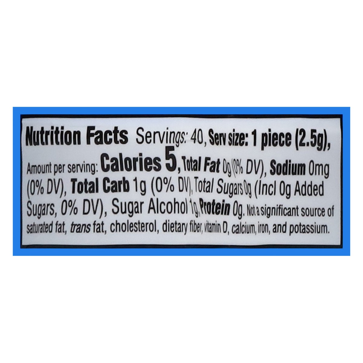 slide 12 of 15, Trident Vibes Blu Rasp, 40 ct