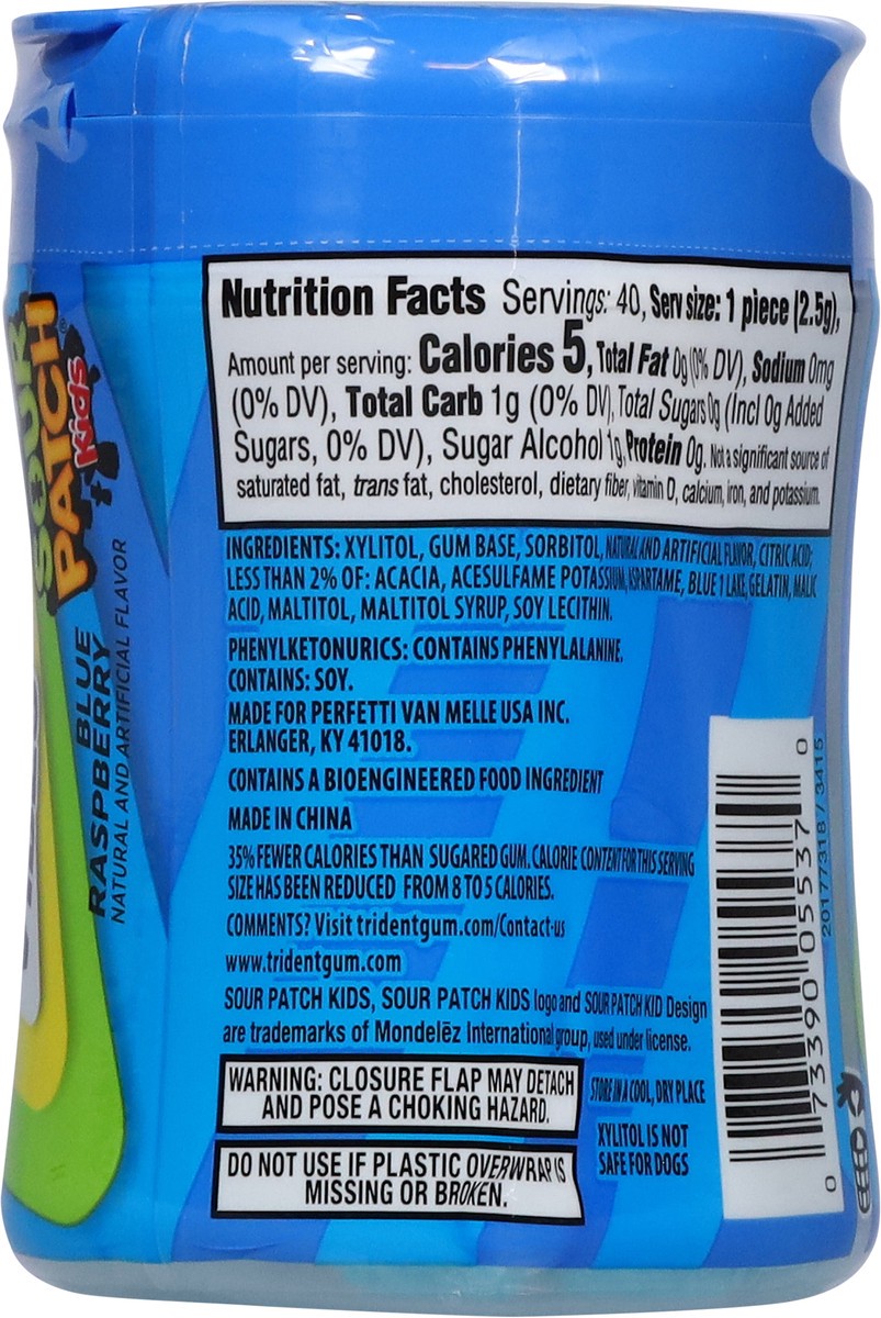 slide 5 of 15, Trident Vibes Blu Rasp, 40 ct