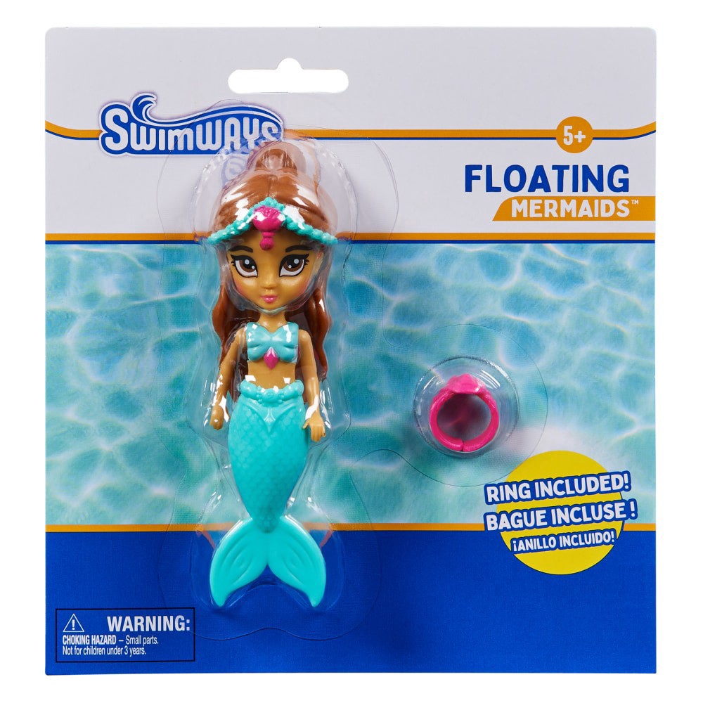 slide 3 of 4, Swimways Floating Mermaids Toy - Blue, 1 ct