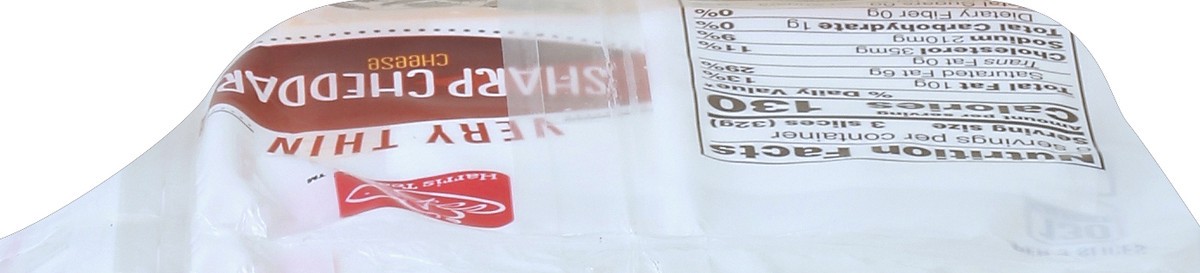 slide 4 of 4, Harris Teeter Natural Slice Sharp Thins, 6.84 oz