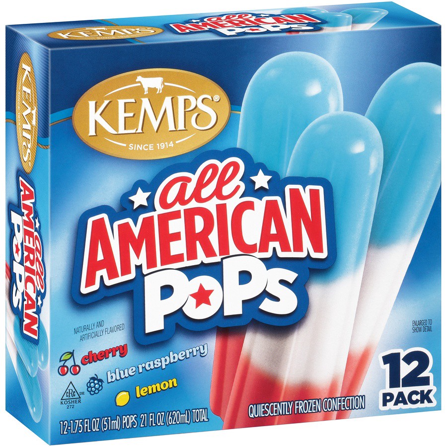 slide 2 of 8, Kemps All American Pops, 21 oz