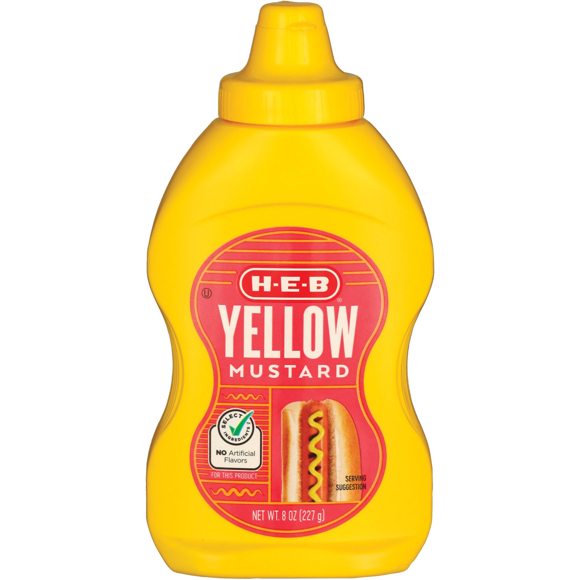 slide 1 of 1, H-B Yellow Mustard - 8 oz, 8 oz