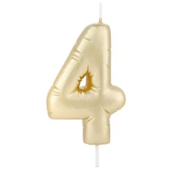 Hallmark Candle Set Gold Four Balloon