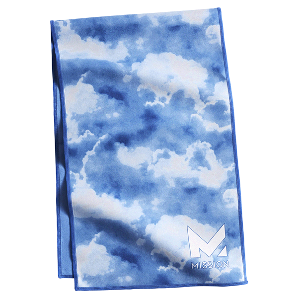 slide 1 of 1, Mission Cooling Towel - Lapis Blue, 1 ct