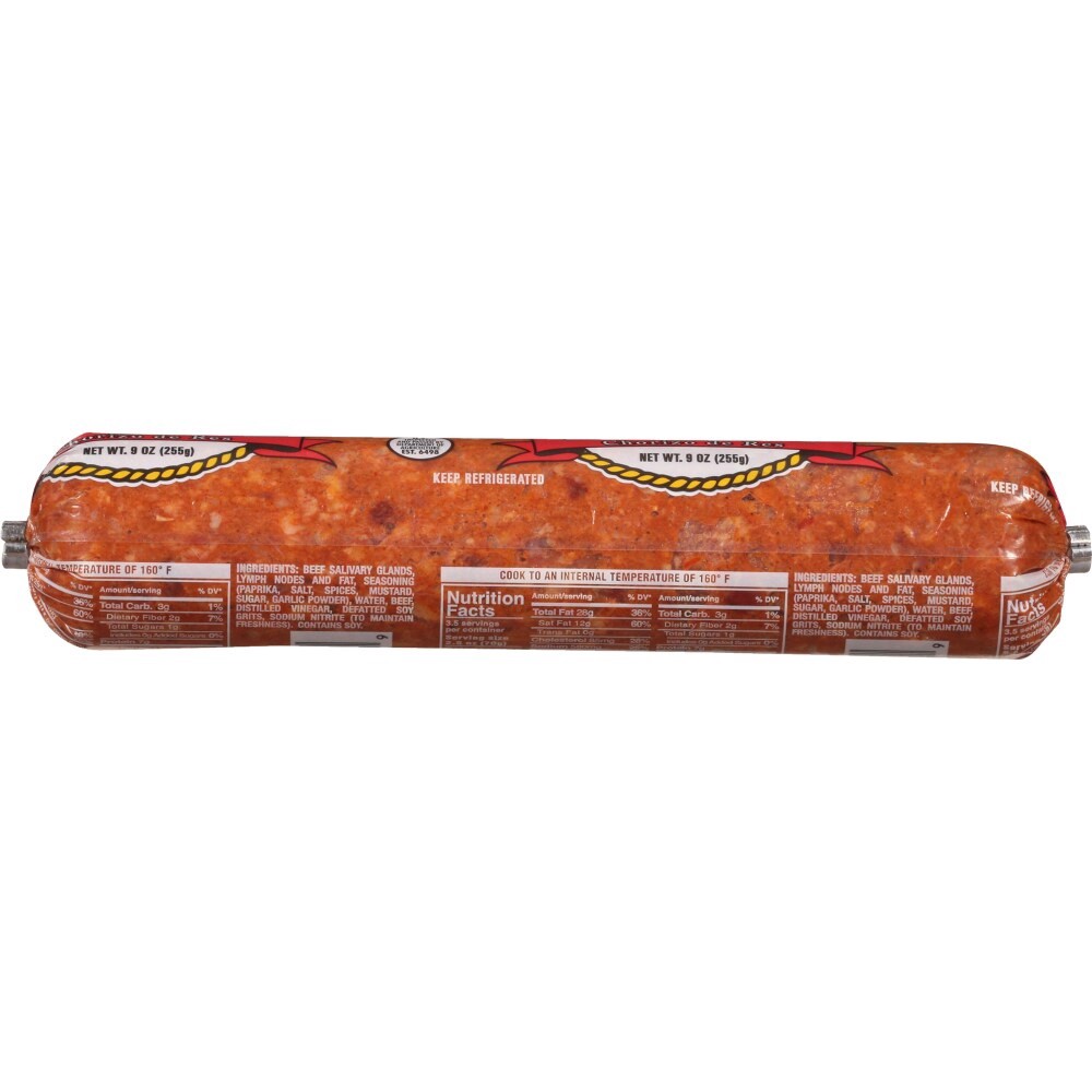 slide 6 of 6, Cacique Ranchero Beef Chorizo, 9 oz