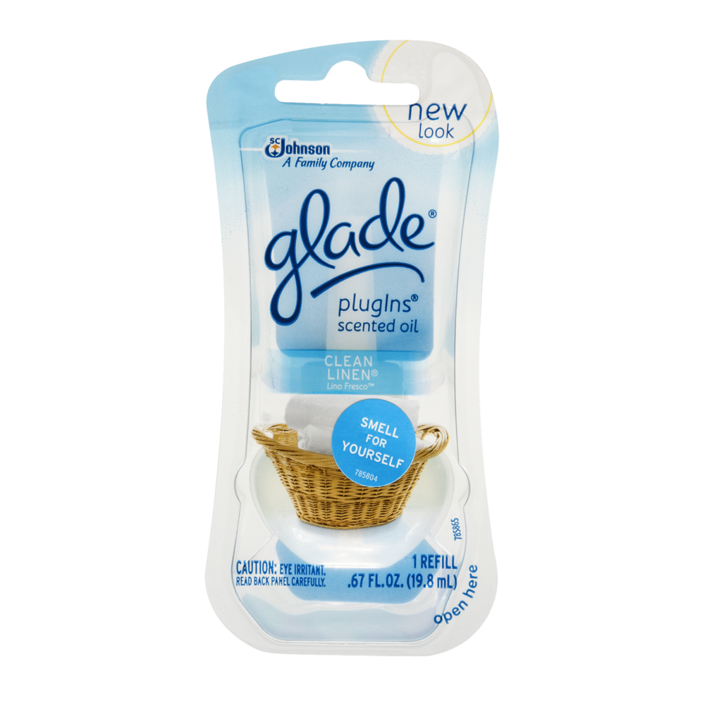 Glade PlugIns Scented Oil Refill, Clean Linen, 0.67oz 0.67 oz Shipt