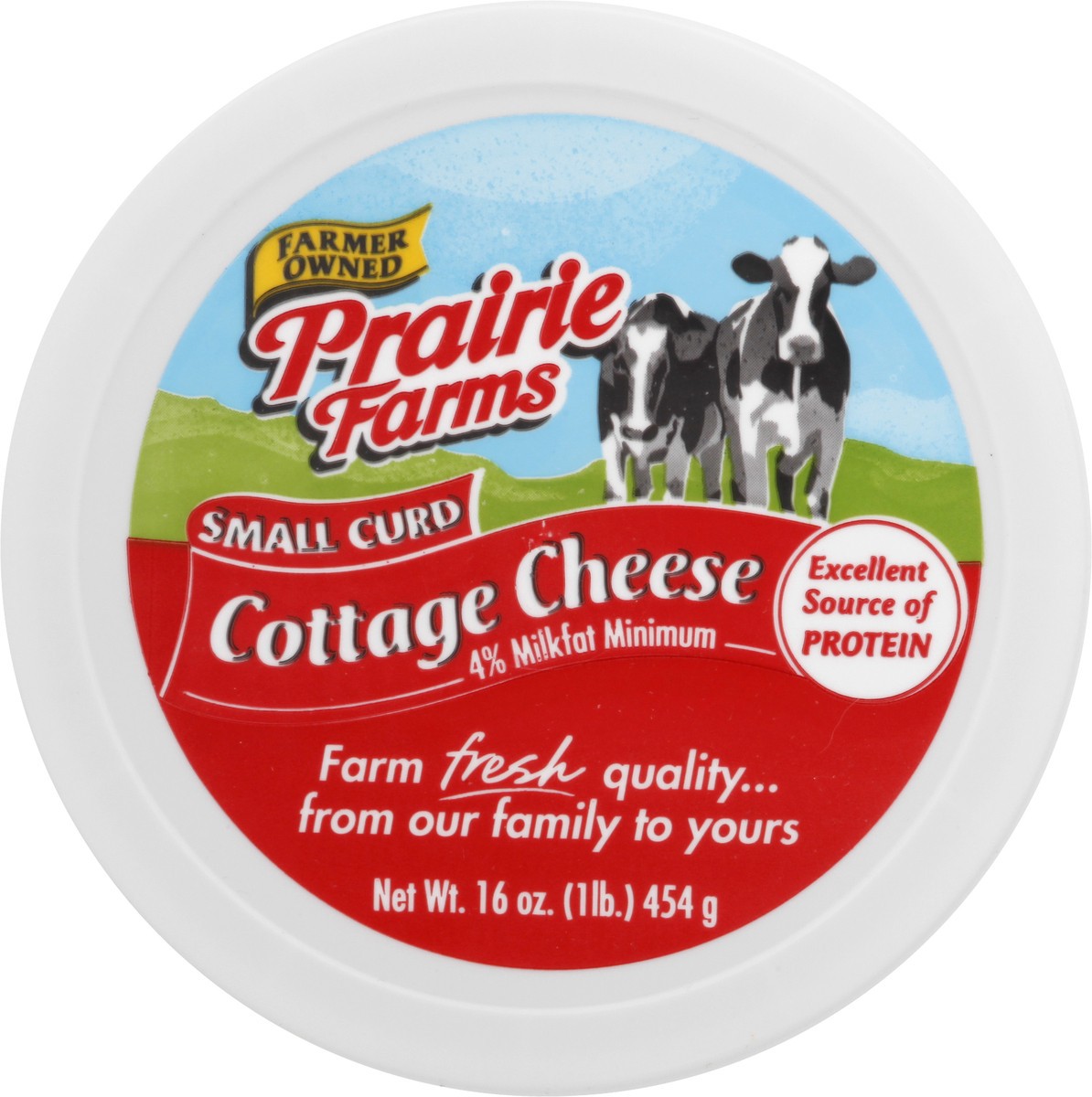 slide 12 of 12, Prairie Farms Small Curd 4% Milkfat Minimum Cottage Cheese 16 oz, 16 oz