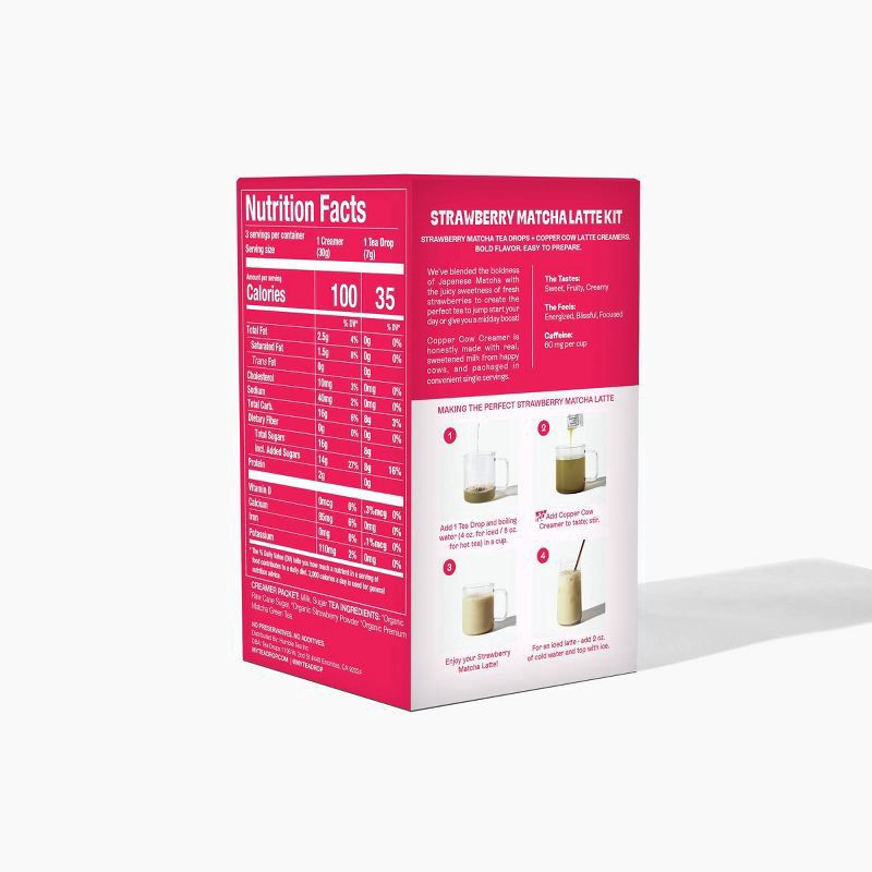 slide 5 of 16, Tea Drops Strawberry Matcha Latte Kit- 3.91 oz, 3.91 oz