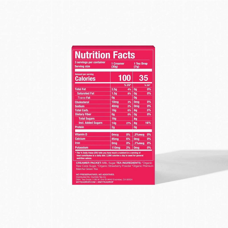 slide 4 of 16, Tea Drops Strawberry Matcha Latte Kit- 3.91 oz, 3.91 oz