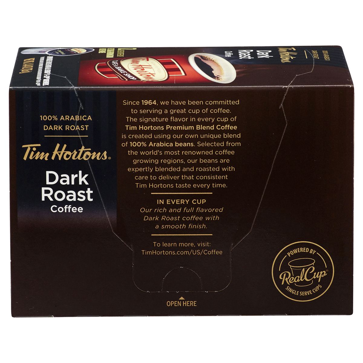 slide 6 of 7, Tim Hortons Dark Roast K-Cup Pods Coffee - 12 ct, 12 ct