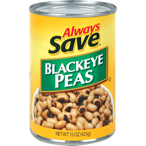 slide 1 of 1, Always Save Black Eyed Peas, 15 oz