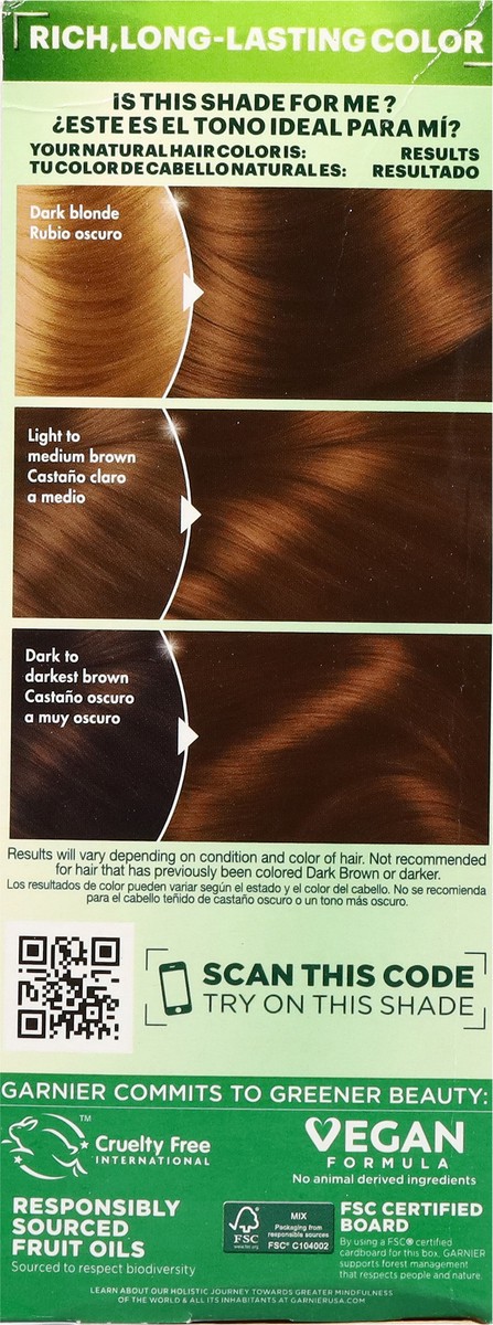 slide 8 of 11, Garnier Medium Golden Brown 53 Ultra Creme Permanent Hair Color 1 ea, 1 ct