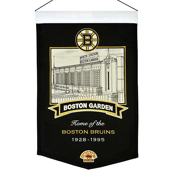 slide 1 of 1, NHL Boston Bruins Boston Garden Stadium Banner, 1 ct