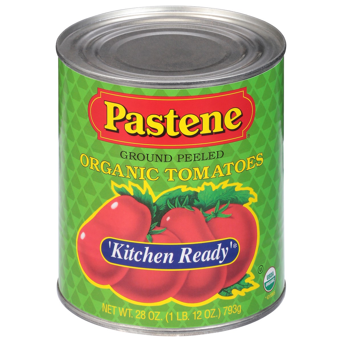 slide 1 of 11, Pastene Organic Ground Peeled Tomatoes 28 oz, 28 oz