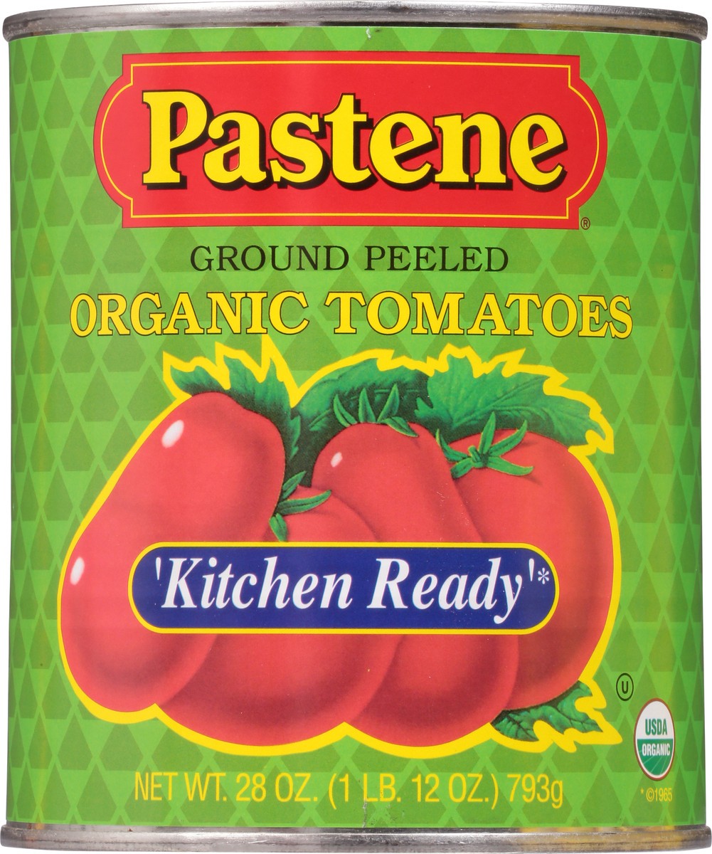 slide 7 of 11, Pastene Organic Ground Peeled Tomatoes 28 oz, 28 oz