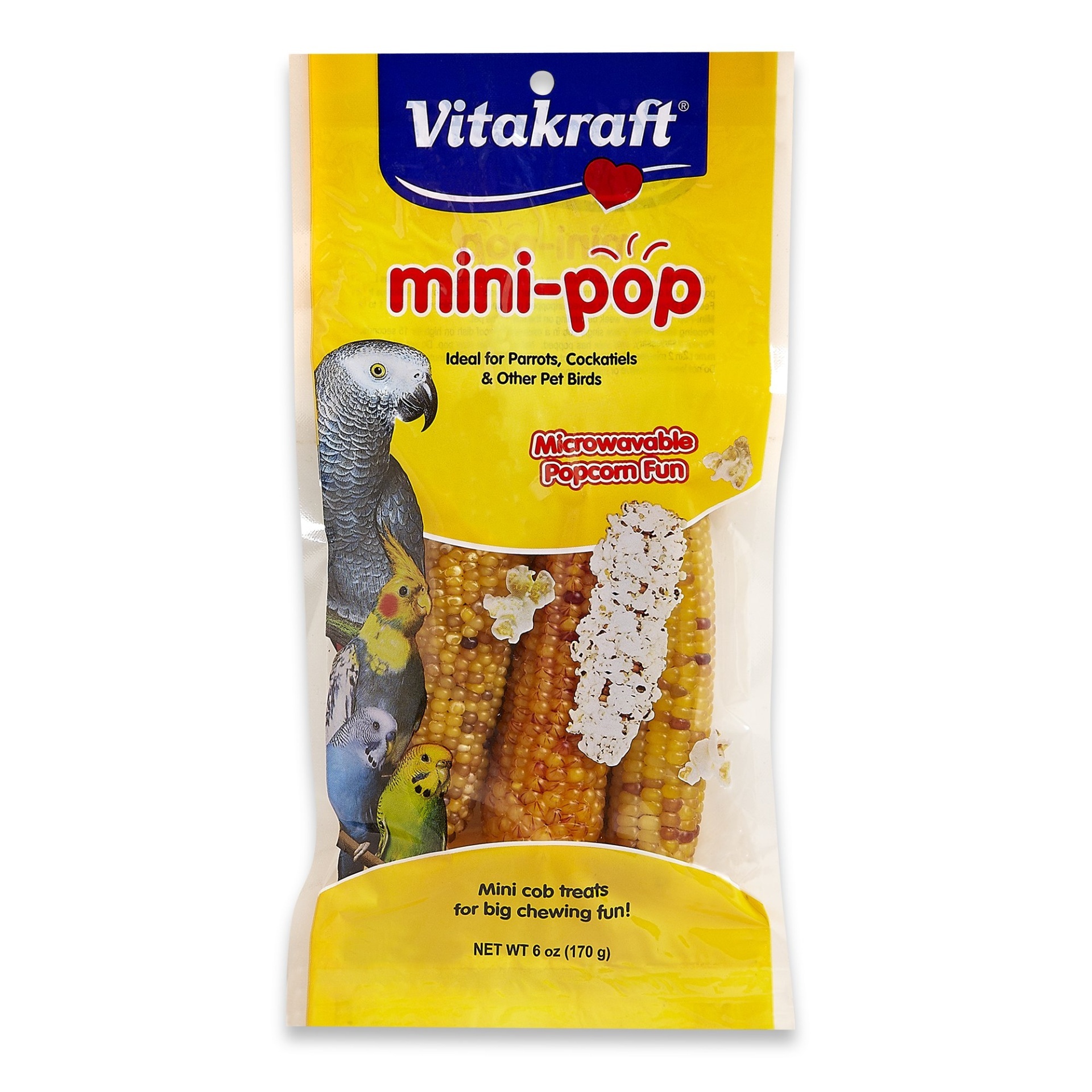 slide 1 of 1, Vitakraft Mini-Pop Bird Treat, 6 oz