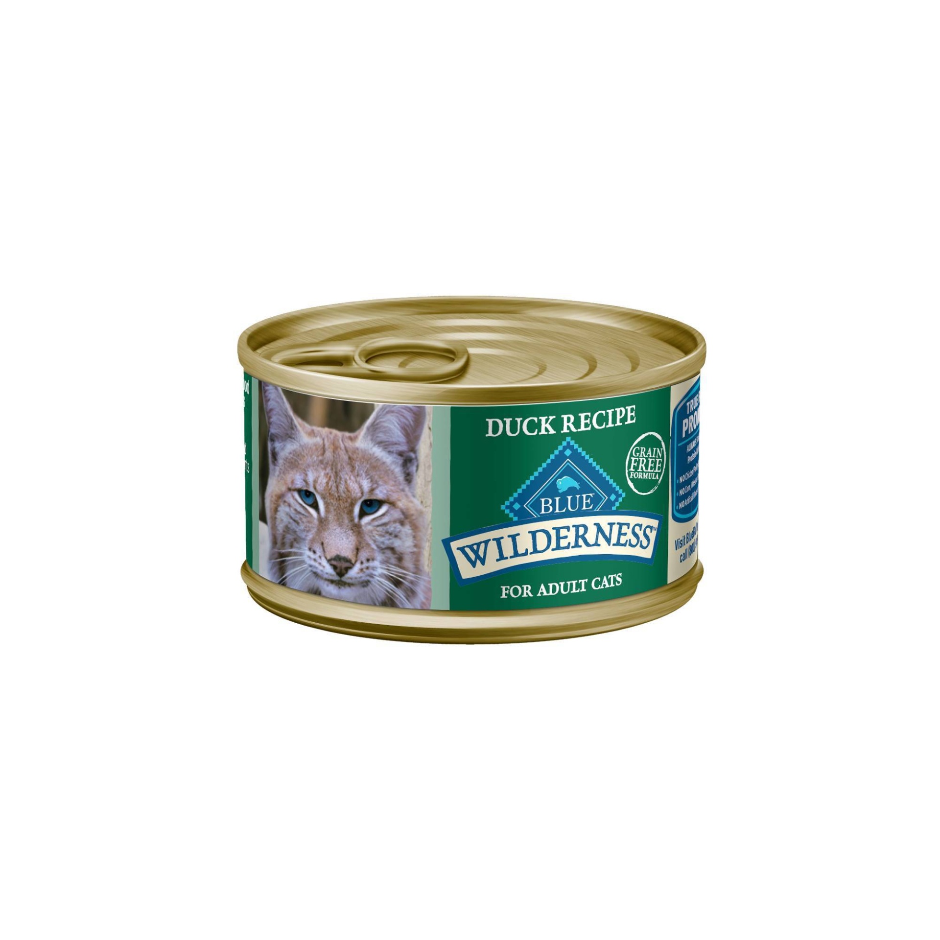 slide 1 of 3, Blue Wilderness Duck Recipe Adult Wet Cat Food, 3 oz
