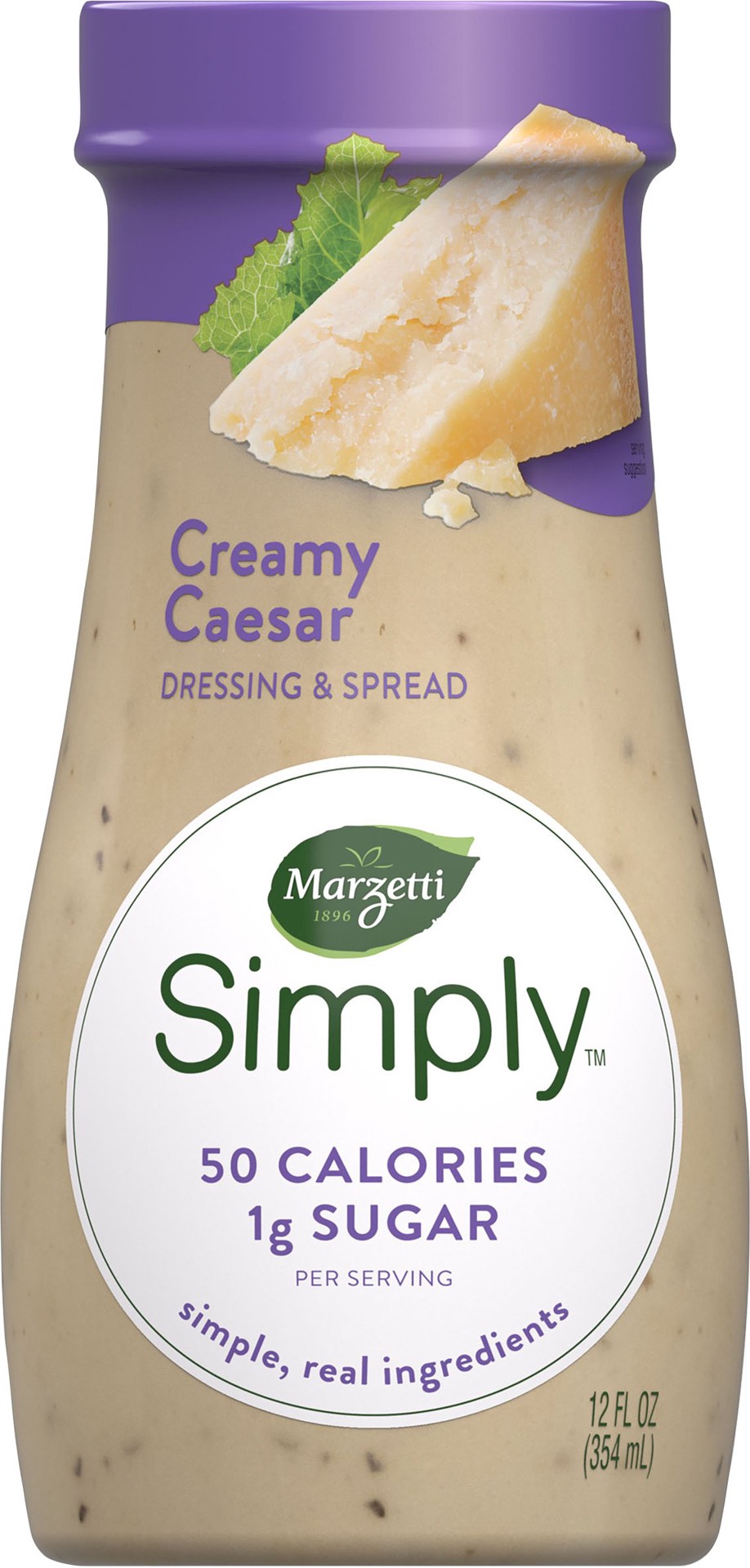 slide 1 of 9, Marzetti Simply Creamy Caesar, 12 oz