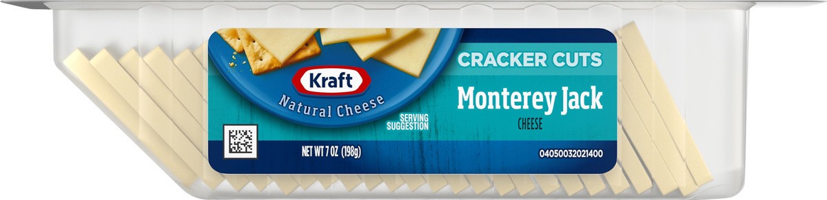 slide 4 of 8, Kraft Cracker Cuts Monterey Jack Cheese Slices, 24 ct Tray, 24 ct