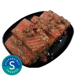 Lunds & Byerlys Dill Olive Oil Marinated Atlantic Salmon Portion