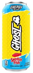 Ghost Zero Sugar Energy Drink, Swedish Fish, 16 fl oz Can